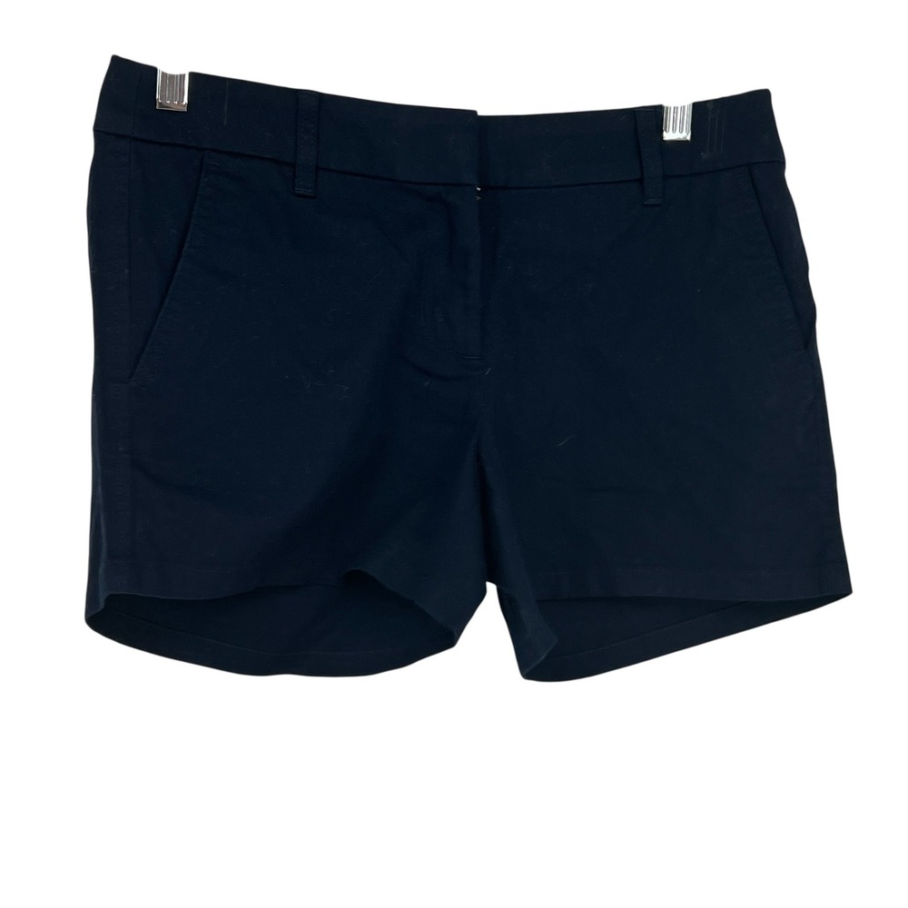 J. Crew 3.5 Inch Navy Blue Chino Shorts Size 2 H5616 NEW